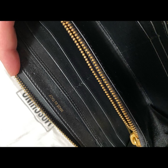 Moschino Milano black studded wristlet/ wallet - Picture 3 of 5